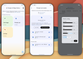 واجهة تطبيق Google AI Edge Gallery على الهاتف لتشغيل نماذج الذكاء الاصطناعي محليًا